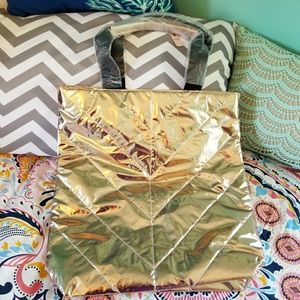 Victoria Secret Rose Gold Tote NWT